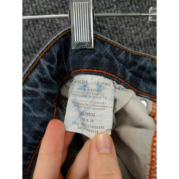 Lee Modern Series Straight Fit Straight Leg Jeans Size 30x30 Blue Denim - Picture 11 of 11